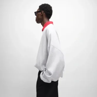 Sweatshirt van katoenfleece