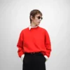 Sweatshirt van katoenfleece