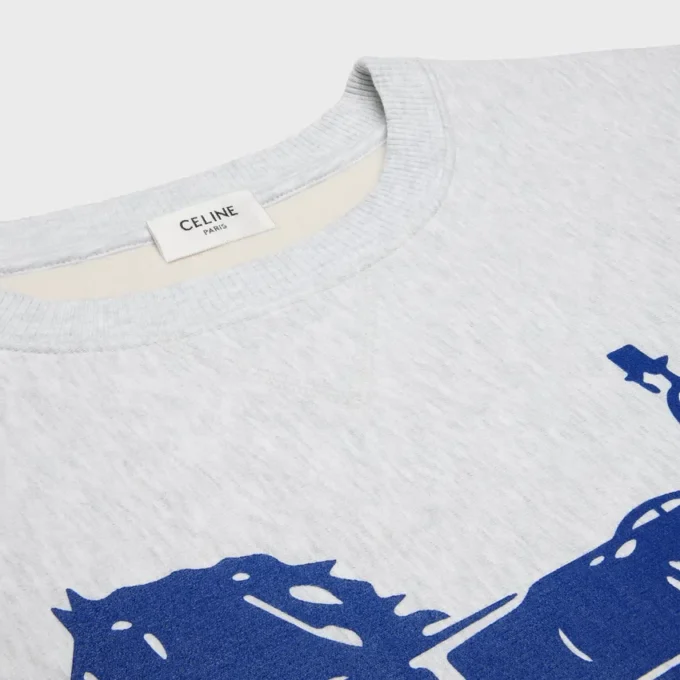 Sweatshirt van katoenfleece