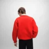 Sweatshirt van katoenfleece