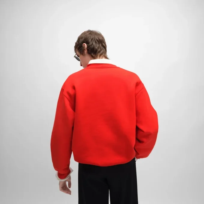Sweatshirt van katoenfleece