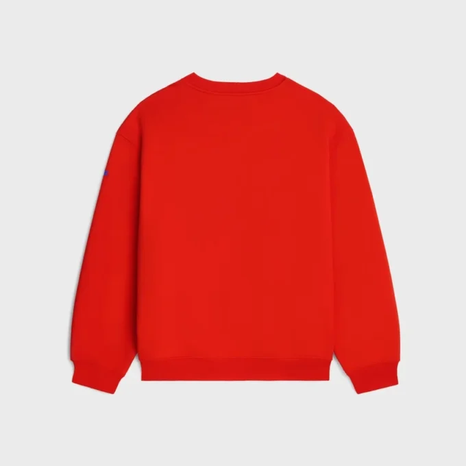Sweatshirt van katoenfleece