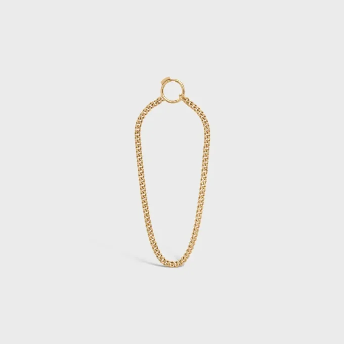 Systeme ketting in geelgoud en diamanten
