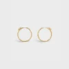 Systeme Large Hoops in geelgoud en diamanten