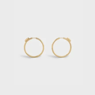 Systeme Large Hoops in geelgoud en diamanten