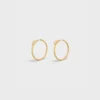Systeme Large Hoops in geelgoud en diamanten