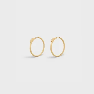 Systeme Large Hoops in geelgoud en diamanten