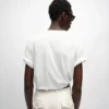 T-shirt met dubbele laag van fijne katoenen jersey