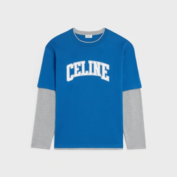 T-shirt met lange mouwen van katoenen jersey