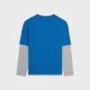 T-shirt met lange mouwen van katoenen jersey