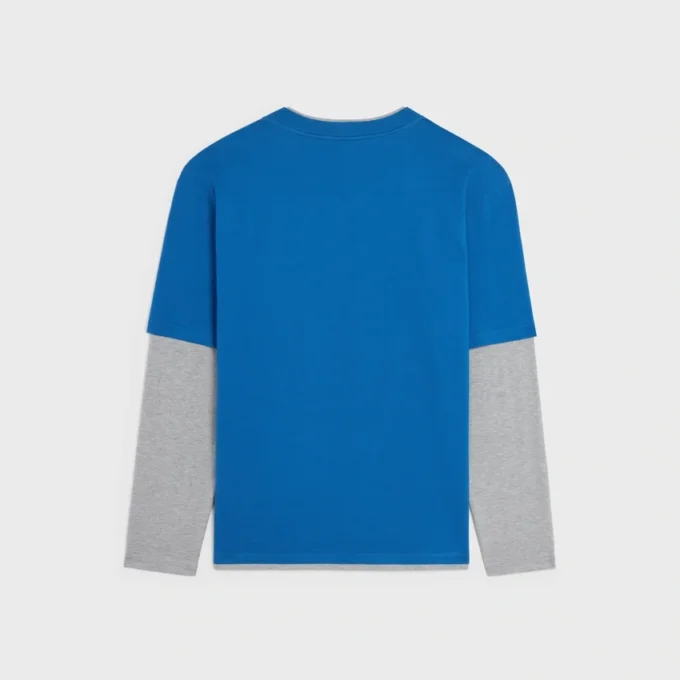 T-shirt met lange mouwen van katoenen jersey