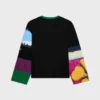 T-shirt met lange mouwen van katoenen jersey