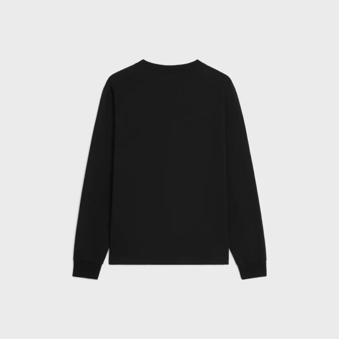 T-shirt met lange mouwen van katoenen jersey
