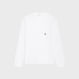 T-shirt met lange mouwen van katoenjersey