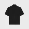 T-shirt met opstaande kraag van katoenen jersey