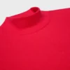 T-shirt met opstaande kraag van katoenen jersey