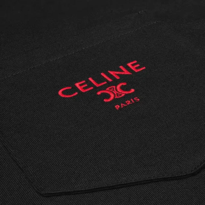 T-shirt met opstaande kraag van katoenen jersey