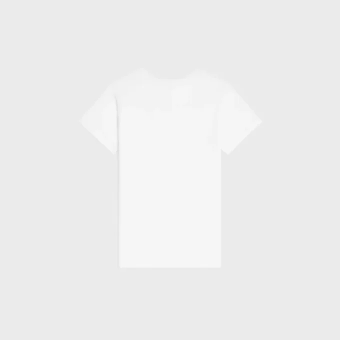 T-shirt van geribd katoenjersey