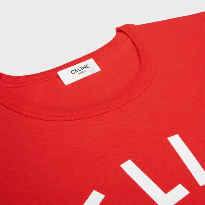 T-shirt van geribd katoenjersey