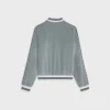 Teddy-trainingsjack van fluweeljersey