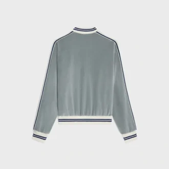 Teddy-trainingsjack van fluweeljersey