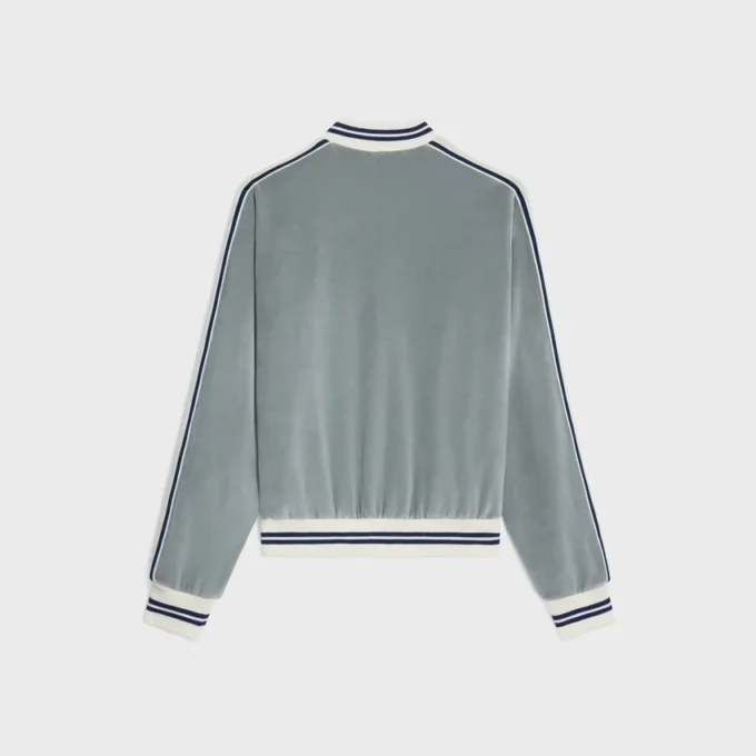 Teddy-trainingsjack van fluweeljersey
