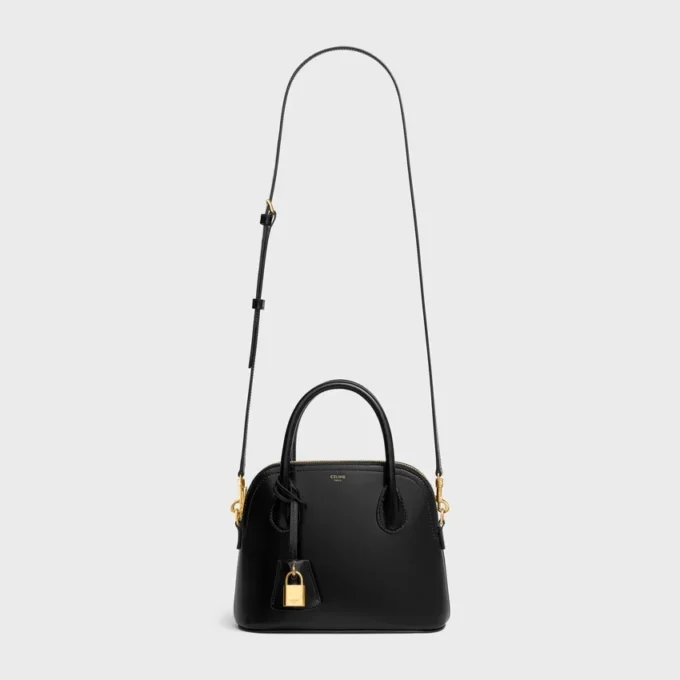 Teen Honorine-tas van glanzend kalfsleer