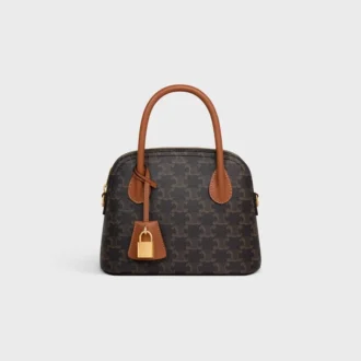 Teen Honorine-tas van Triomphe Canvas en kalfsleer