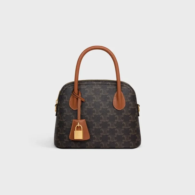 Teen Honorine-tas van Triomphe Canvas en kalfsleer