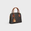 Teen Honorine-tas van Triomphe Canvas en kalfsleer
