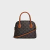 Teen Honorine-tas van Triomphe Canvas en kalfsleer