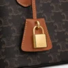 Teen Honorine-tas van Triomphe Canvas en kalfsleer