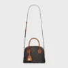 Teen Honorine-tas van Triomphe Canvas en kalfsleer