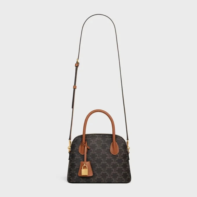 Teen Honorine-tas van Triomphe Canvas en kalfsleer