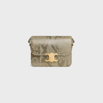Teen Triomphe-tas in parelmoer python