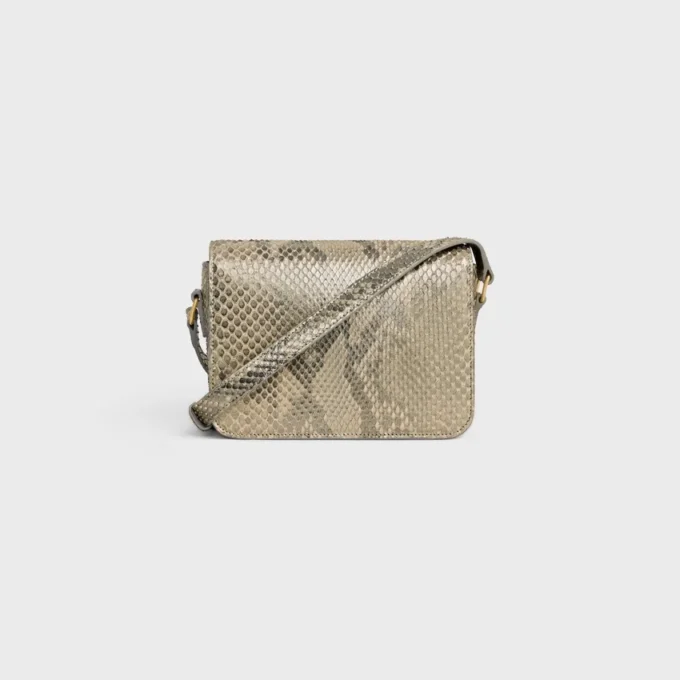 Teen Triomphe-tas in parelmoer python