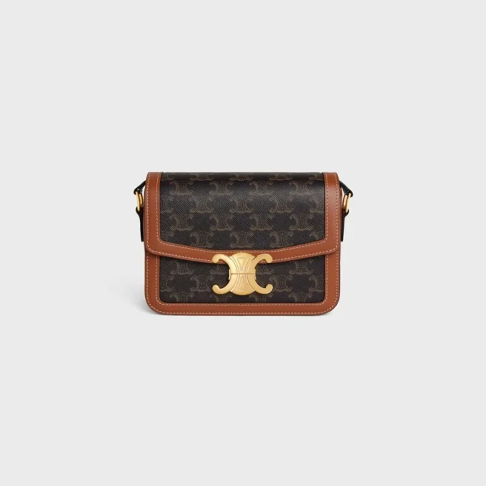 Teen Triomphe-tas van Triomphe Canvas en kalfsleer