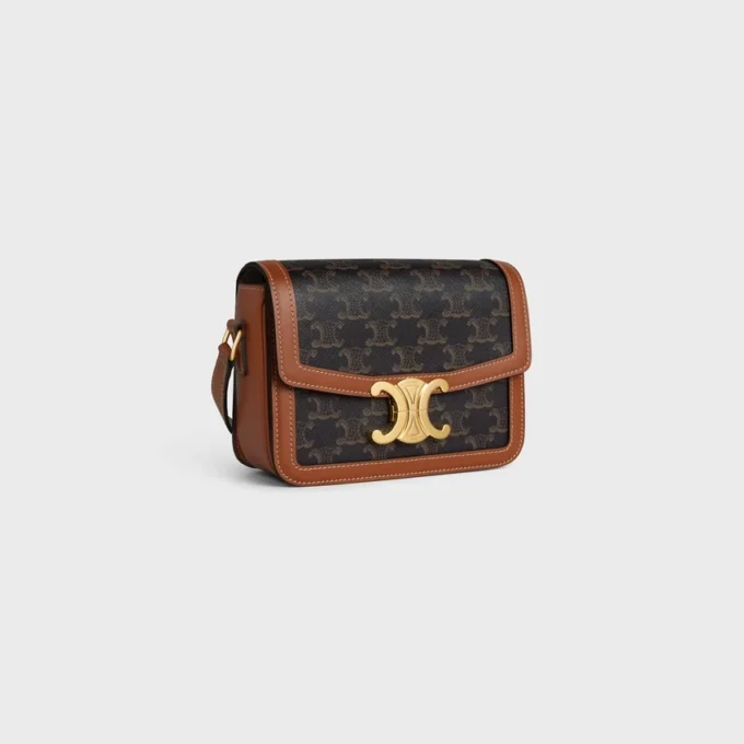 Teen Triomphe-tas van Triomphe Canvas en kalfsleer