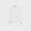 Top met hoge hals van sportief katoenjersey