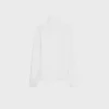 Top met hoge hals van sportief katoenjersey