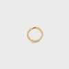 Torsion-ring in geelgoud en diamanten