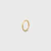 Torsion-ring in geelgoud en diamanten