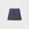 Trapeze-minirok van Raw Wash-denim
