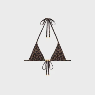Triangel top van Monogram Jersey