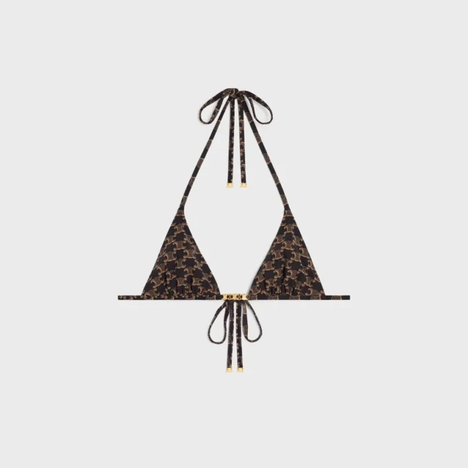 Triangel top van Monogram Jersey