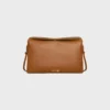 Trio Flap in glad lamsleer