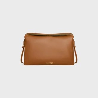 Trio Flap in glad lamsleer