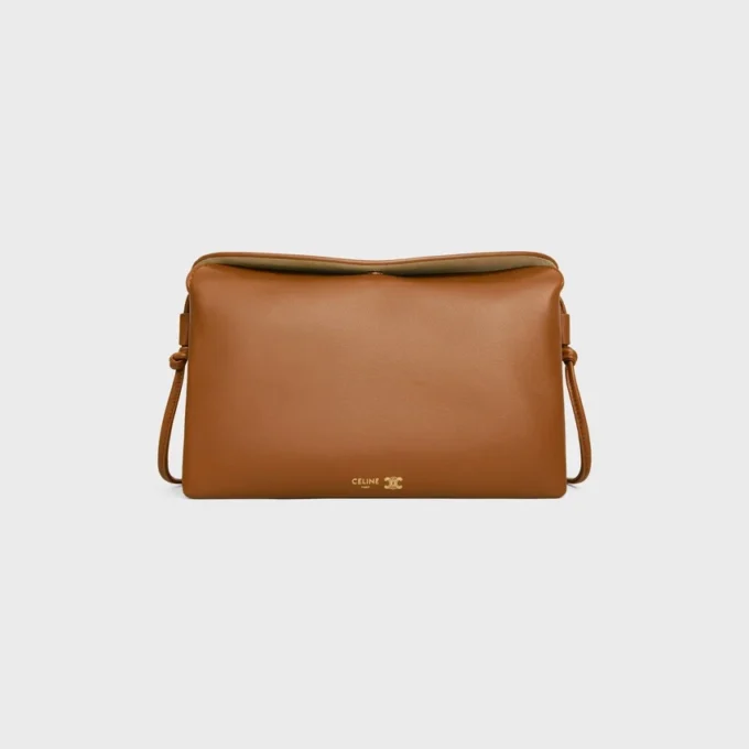 Trio Flap in glad lamsleer
