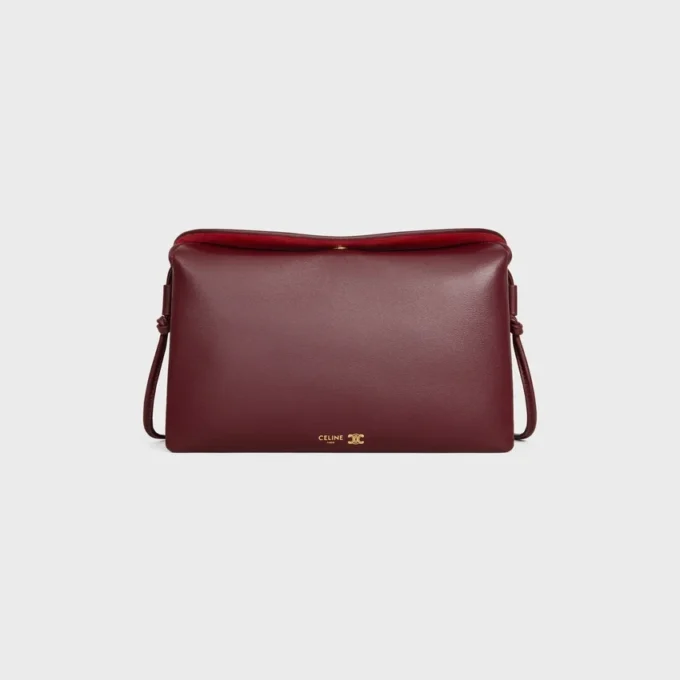 Trio Flap in glad lamsleer