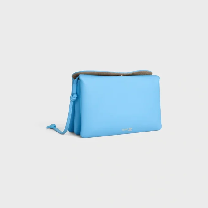 Trio Flap in glad lamsleer